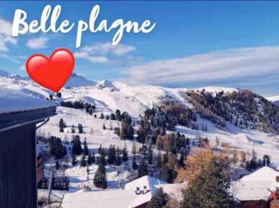 Appartement Belle Plagne Et Parking La Plagne Exterior photo